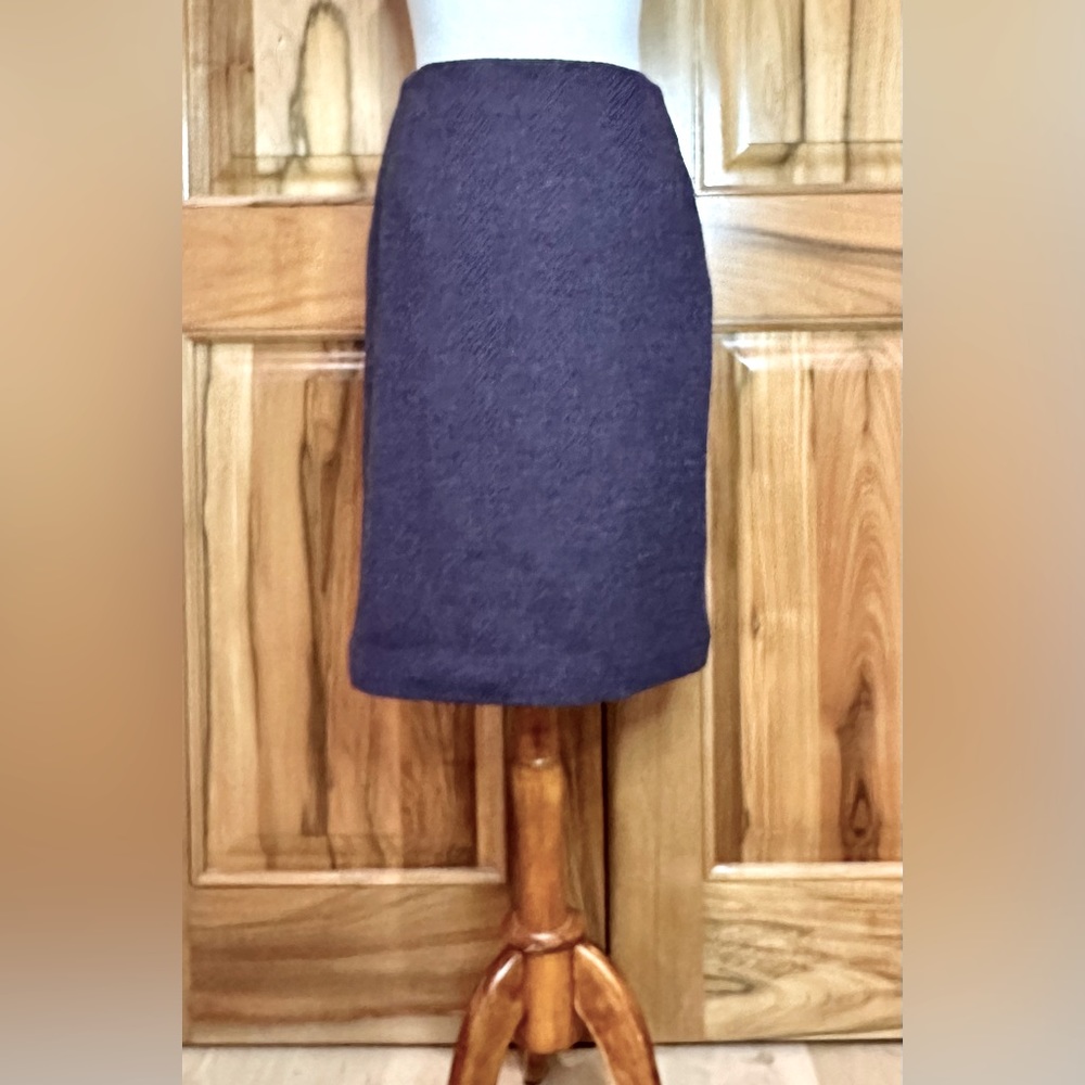 Pendleton - Heather Gray & Purple Herringbone Pen… - image 1